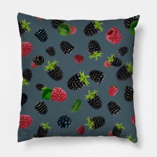 Raspberry Pattern 2 Pillow