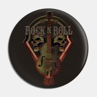 Rock'n'Roll Skulls Pin