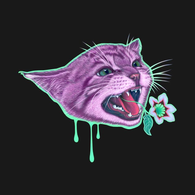 Here Kitty Kitty in Purple by Caia Koopman