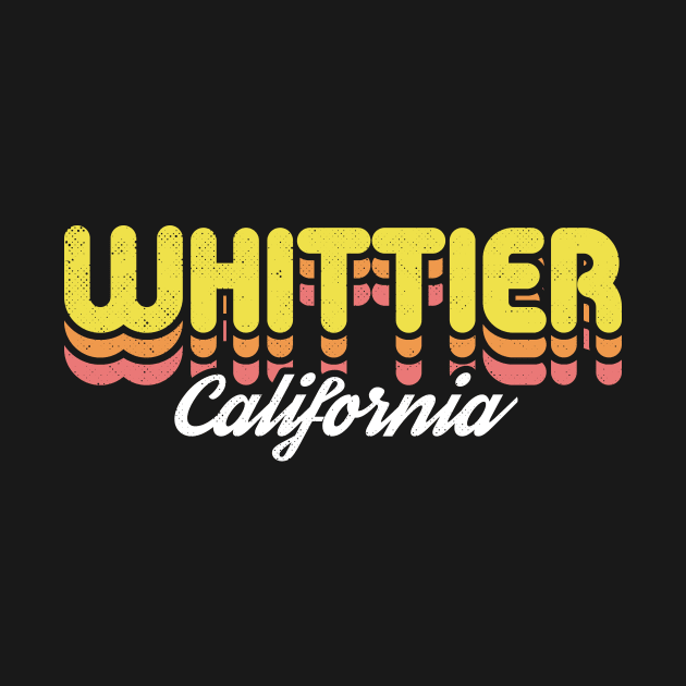 Retro Whittier California by rojakdesigns