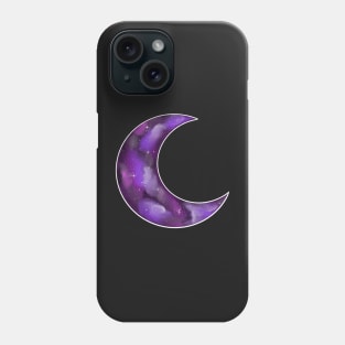 Galaxy Crescent Moon (Pink & Purple) Phone Case