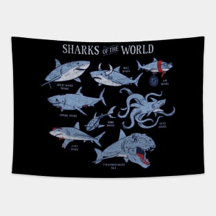 Sharks Of The World Tapestry