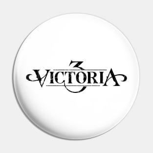 Victoria III (dark distressed) Pin