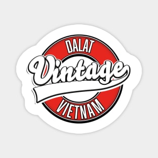 Dalat vietnam retro logo Magnet