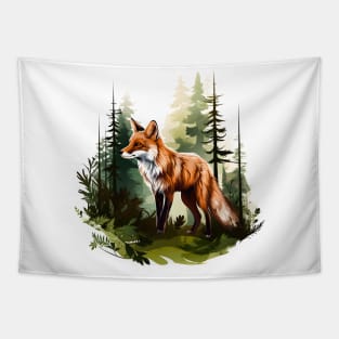 Forest Foxes Tapestry