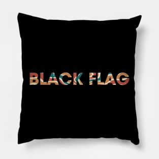 Lovely Black Name Flag Gifts Proud Classic Styles 70s 80s 90s Pillow