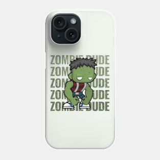 Zombie Dude Creepy Scary Kawaii Zombie Cute Halloween Outfit Phone Case