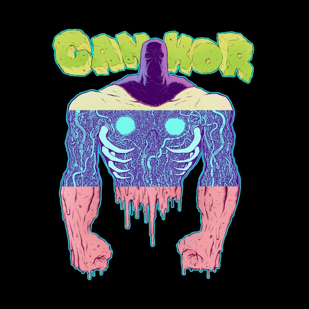 Cankor X-RAY w/Logo for Black Shirts by Cankor Comics