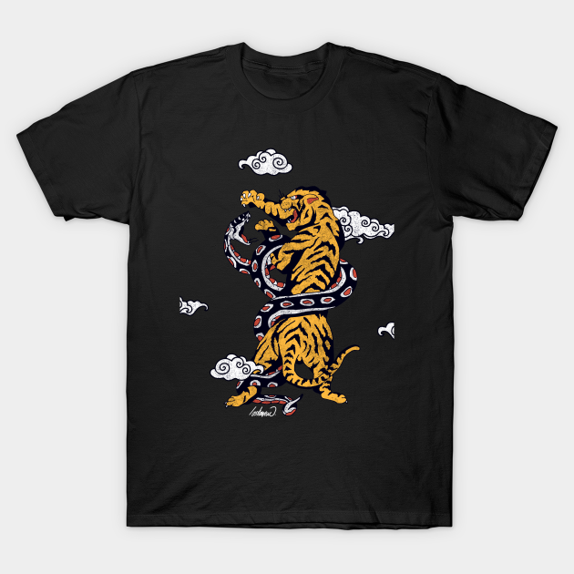 Discover Tiger vs Snake - Tiger Art - T-Shirt