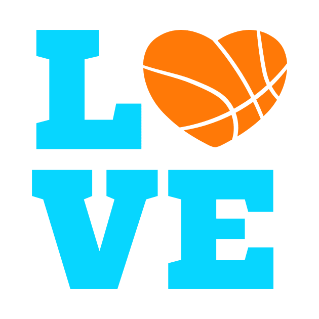 Love Basketball heart by Jay Prince