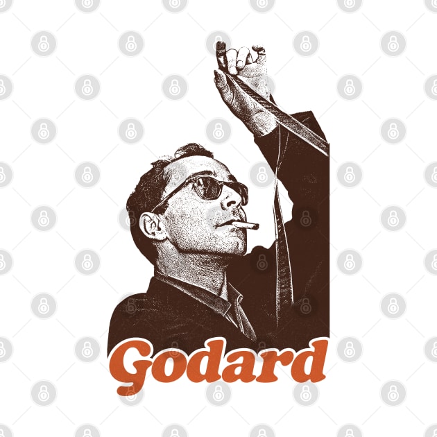 Jean-Luc Godard  † Retro Fan Art by unknown_pleasures