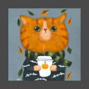 Pumpkin Spice Kitty T-Shirt