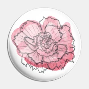 Pink Carnation Solo 5 Pin