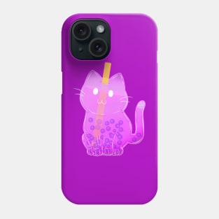 Lychee Boba Cat KitTea Phone Case