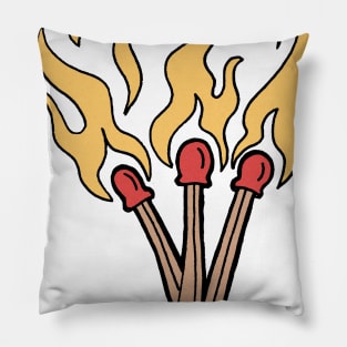 Matchstick Trio. Pillow