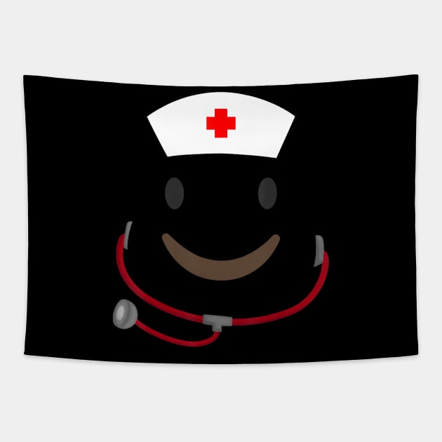 Emoji nurse nurse emoji halloween Tapestry by Tianna Bahringer