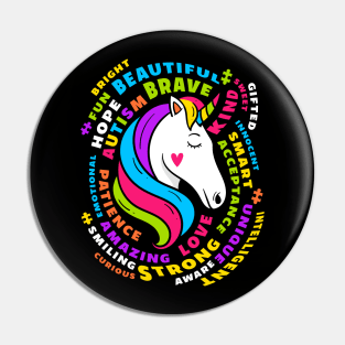 autism unicorn autism awareness Pin