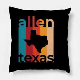 Allen Texas Retro Pillow