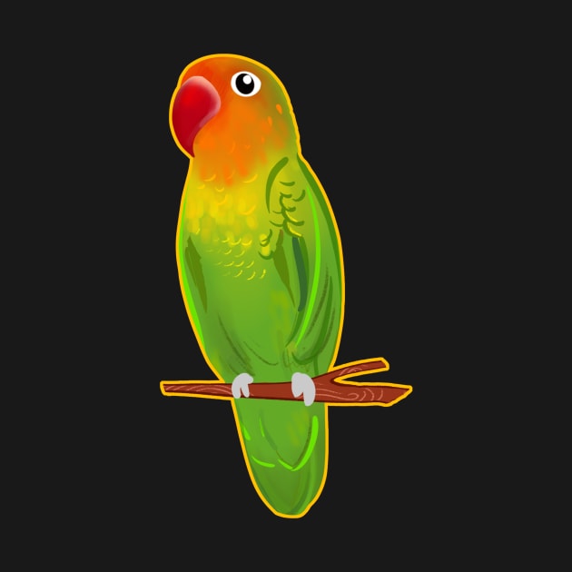 Cute Love Bird by SusanaDesigns