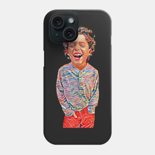 Tristan - Portrait of a Happy Child Phone Case