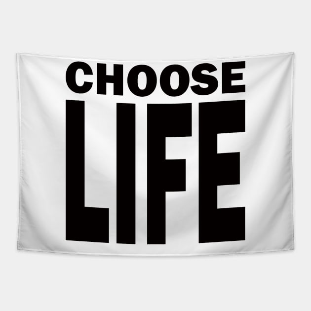 CHOOSE LIFE - Wham! Tapestry by Uri_the_Red