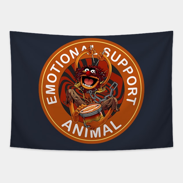 Muppets Emotional Animal Support Modern Tapestry by Flyply