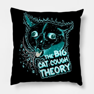 The Big Cat Cough Theory Pillow