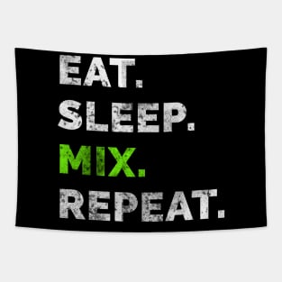 Eat sleep remix repeat 3 Tapestry