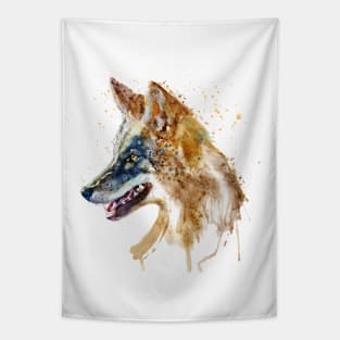 Coyote Head Tapestry