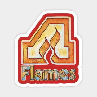 Atlanta Flames Hockey Magnet