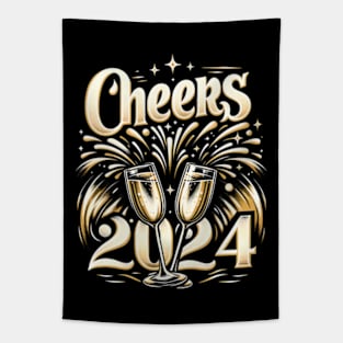 Cheers 2024! - New Year Tapestry