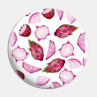 Dragon Fruit Pitaya Pinky Pattern Pin