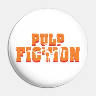 Pulp Fiction Logo Pin