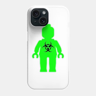 Minifig with Radioactive Symbol Phone Case