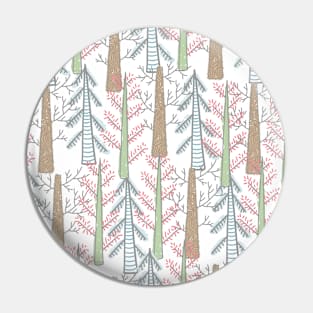 Forest trees pattern Pin