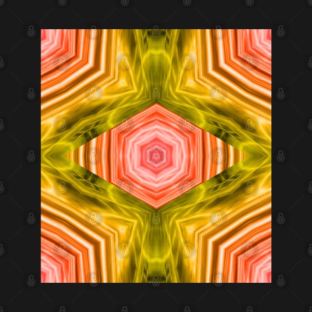 Vibrant geometric kaleidoscope by hereswendy