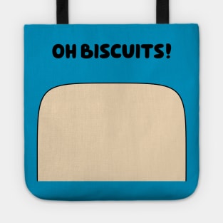 Oh Biscuits Blue shirt Tote