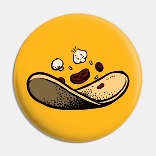 Tossed Italian Pizza making Pin