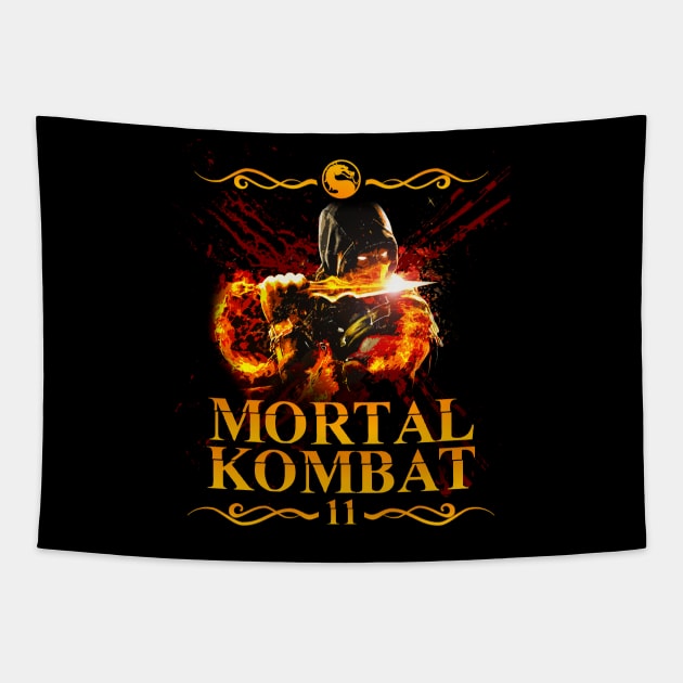 Mortal Kombat 11 Tapestry by RomaChornei