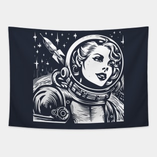 Astro Girl Tapestry