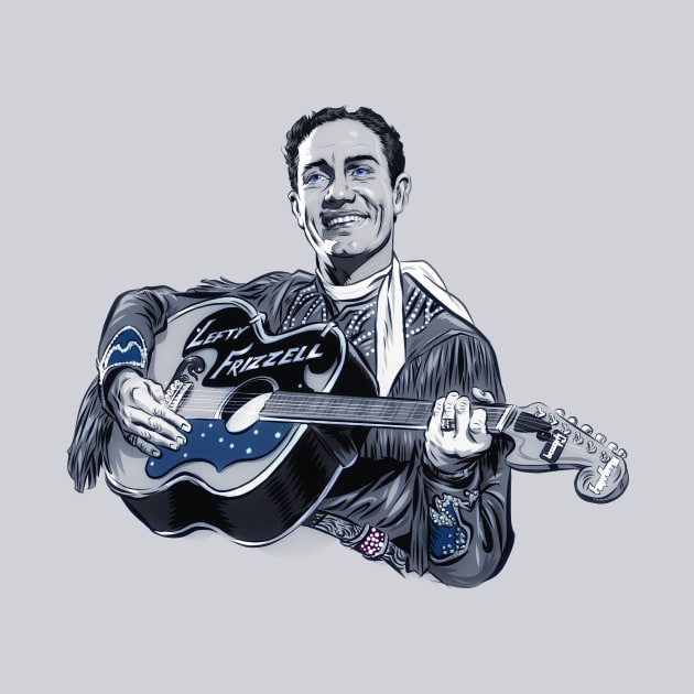 Lefty Frizzell - An illustration by Paul Cemmick by PLAYDIGITAL2020