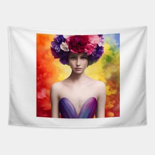 Flower Head Tapestry