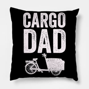 Cargo Dad Bicycle Cargobike Pillow