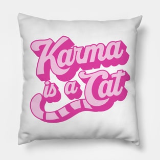 Karma Is a Cat Pillow