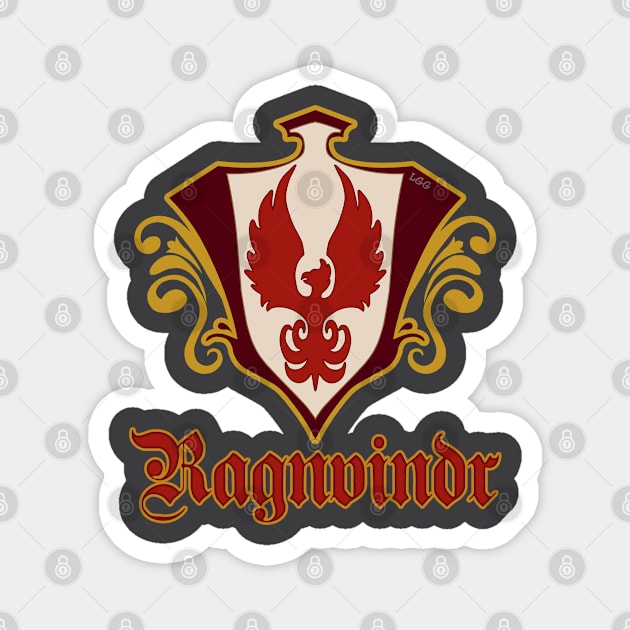 Ragnvindr Crest Magnet by LetsGetGEEKY