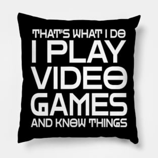 Play Video Games Pillow