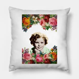 Shirley Temple Spring Pillow