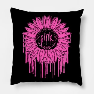 Sunflowers flowers pink cool Pillow