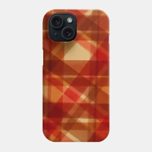 Painted Plaid in Red Phone Case