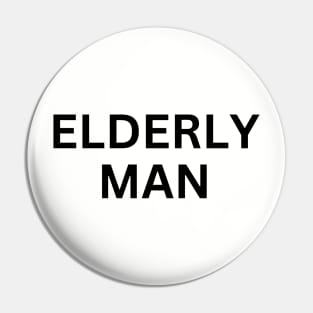 Elderly Man Pin